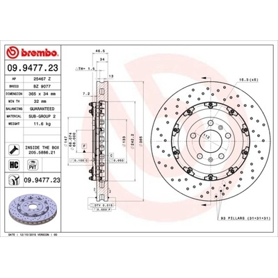 BREMBO 09.9477.23
