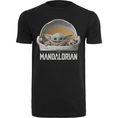MERCHCODE Мъжка тениска Merchcode Baby Yoda Mandalorian Logo в черен цвятUB-MC562-00007 - Черен, размер S