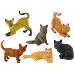 Inni producenci Set of 6 Figures Domestic cats of various breeds