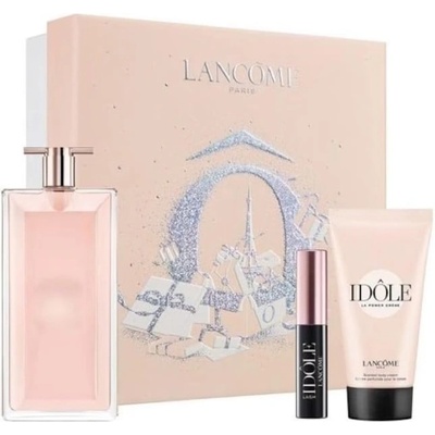 Lancome Idole Подаръчен комплект за жени Размер EDP 50 ml + 50 ml крем за тяло + Mascara Black 2.5 ml