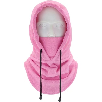 HARAHU Зимна поларена балаклава с качулка - Розова / Тип2 kp37736 (37736)