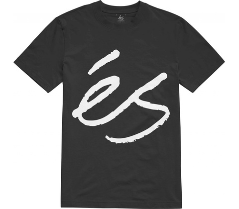 éS Big Script Tee black