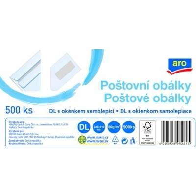 aro Obálka DL s okénkem samolepicí 500 ks