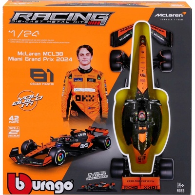 Bburago McLaren F1 Team MCL38 2024Kit 81 Piastri 1:24