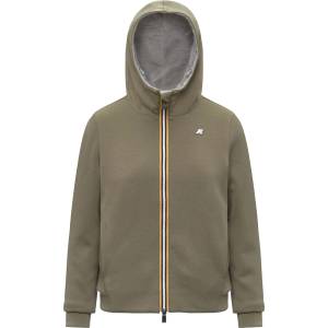 K-Way Дамско ежедневно яке K-Way Women's Deva Light Spacer Fur Double Casual jacket - Green Army / Fur - размер 7 (103-3171-0113)