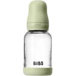 Bibs Стъклена бебешка бутилка Bibs - С каучуков биберон, 120 ml, Sage (5019250) - ozone