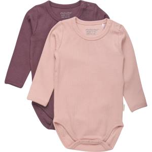 Minymo Детско ежедневно термо бельо Minymo Kid's Body L/S (2-Pack) Everyday base layer - Misty Rose - размер 92 (EU) (714-1852-0618)
