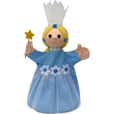 Moravská ústředna Brno Кукла за театър Moravska ustredna Brno - Феята на цветята, 34 cm, синя (22076D)