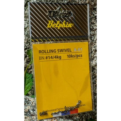 Delphin Obratlík Rolling Swivel A-01 10 ks