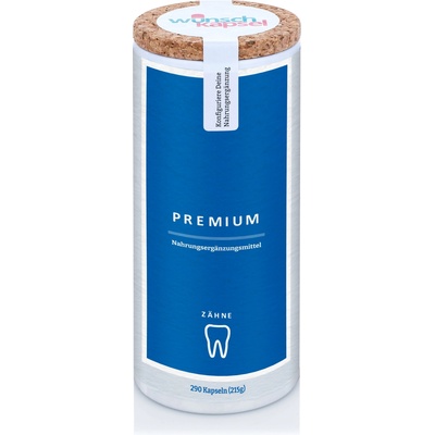 Wunschkapsel Premium Формула за здрави зъби и свеж дъх, 290 капсули, Wunschkapsel (WK_PREMIUM_ZAEHNE)