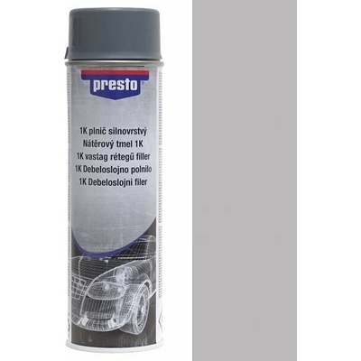 PRESTO plnič silnovrstvý šedý 500 ml