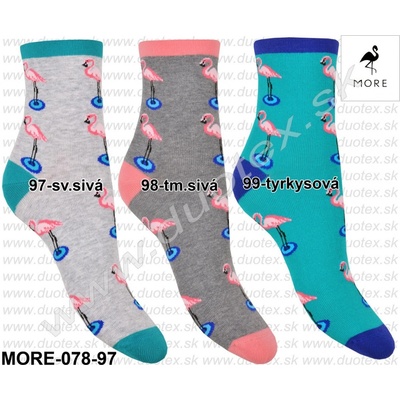 More Vzorované ponožky 078 97 97 sv.sivá