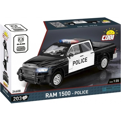 COBI 24608 RAM collection Americký automobil pick-up Police 1:35