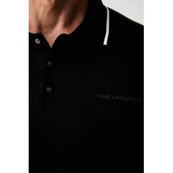 Karl Lagerfeld тениска с яка мъжка от памук (563200.745080)