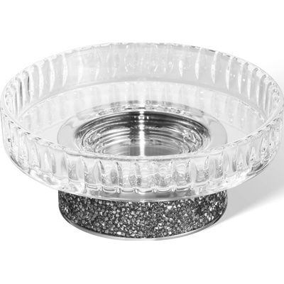 DECOR WALTHER Сапунерка Rocks релефна хром (0934300)