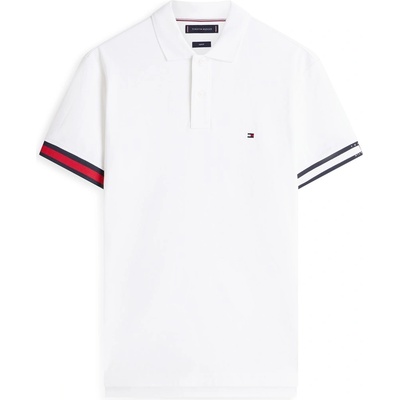 Tommy Hilfiger Блуза с яка Tommy Hilfiger Men's Short Sleeve Polo Shirt - White
