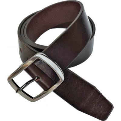 Belts 46-40 kožený pásek hnědý