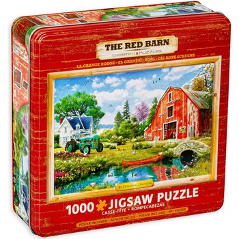 EUROGRAPHICS Пъзел Eurographics от 1000 части - Червената ферма (80515526)