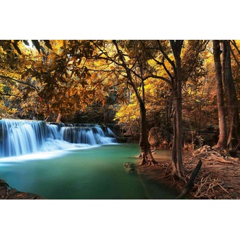 DIMEX ART s. r. o Флизелинов фототапет есенна дълбока гора 375 x 250 см