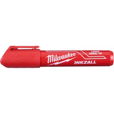 MILWAUKEE Značkovač - popisovač INKZALL™ "L" plochý hrot - červený