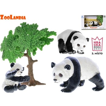 Mikro Зооландия панда с малки и аксесоари