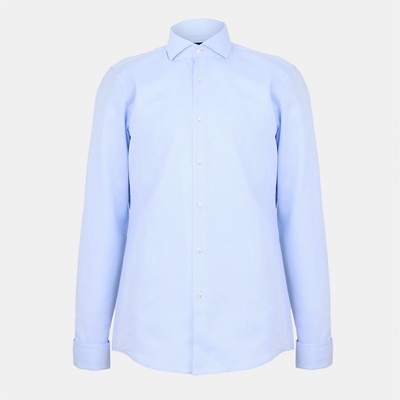 HUGO BOSS Риза с дълъг ръкав Boss Men's H Hank Spread Long Sleeve Shirt - Pastel Blue