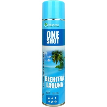 Freshtek One Shot Osviežovač vzduchu Neutralizátor modrá lagúna 600 ml