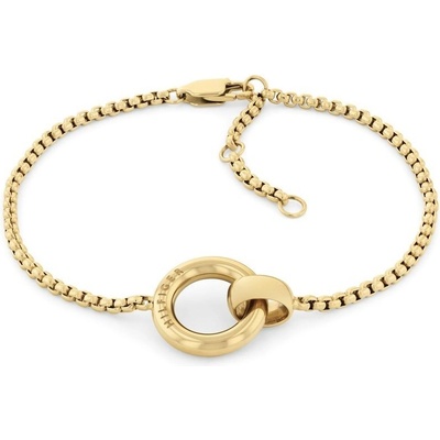 Tommy Hilfiger Pozlacený ocelový náramek pro ženy Circles 2780947