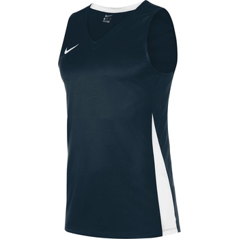 Nike Фланелка Nike Men's Performance Basketball Jersey - Obsidian/White