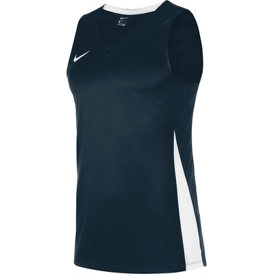 Nike Фланелка Nike Men's Performance Basketball Jersey - Obsidian/White
