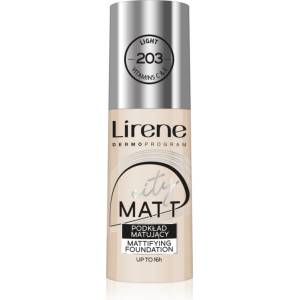 Lirene City Matt матиращ флуид фон дьо тен с изглаждащ ефект цвят 203 Light 30ml
