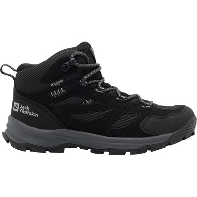 Jack Wolfskin Детски мултиспорт обувки Jack Wolfskin Kid's Vojo Tour Texapore Mid Multisport shoes - Phantom - размер 31 (EU) (702-5267-0216)