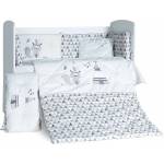 Dizain Бебешки спален комплект Бродерия Индианец сив Ластик Цип Comfort Line