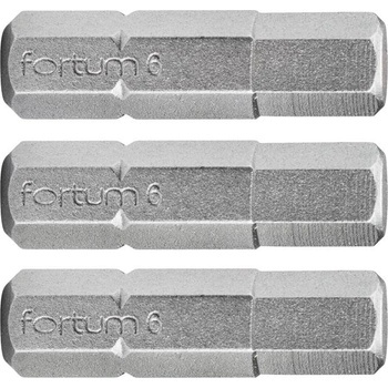 Fortum Комплект от 3 шестостенни накрайника FORTUM, H 5 x 25 мм, S2 4741506 (4741506)