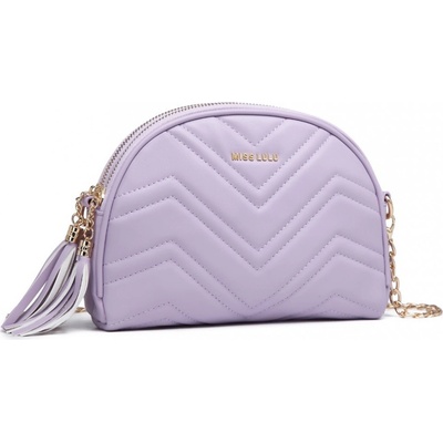 Miss Lulu dámská elegantní crossbody kabelka LB2236 fialová