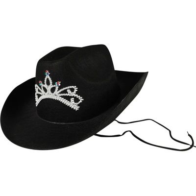 kovbojský klobouk s korunkou Černý – Sleviste.cz