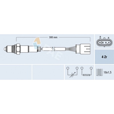 Lambda sonda FAE 77586 77586