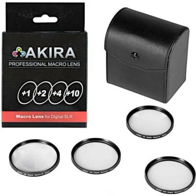 Akira sada makroobjektivů +1 +2 +4 +10 55 mm