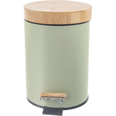 Orion Светлозелено метално кошче за боклук с педал 5 l Greenish - Orion (731723)