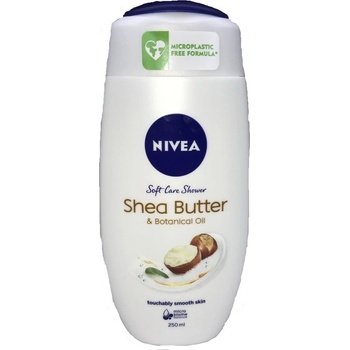 Nivea Soft Care Shower Shea Butter sprchový gél s prírodným rastlinným olejom 250 ml
