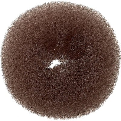 Kulatá výplň do drdolu Sibel - hnědá, 11 cm (9503020) – Zboží Dáma