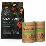 Grandorf Mini Box - Комплект беззърнена храна + 2 консерви за мини породи кучета