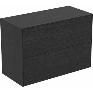 Ideal Standard Atelier Conca стенен шкаф с 2 чекмеджета и плот 80 см, цвят тъмен дъб (T4328Y4)