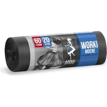 ANNA Торби за смет черни 60л, 20бр (t-800004)