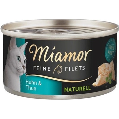 Miamor Feine Filets Naturell пиле и риба тон 80 г