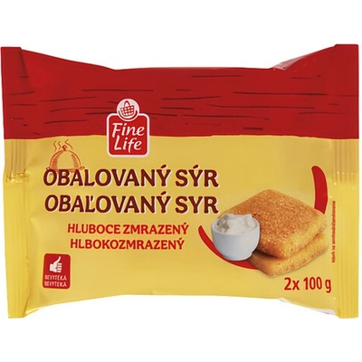 Fine Life Obalovaný sýr mraž. 2 x 100 g – Zboží Dáma