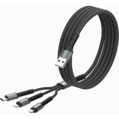 Ldnio LC93 3v1 rychlonabíjecí datový USB - USB-C Lightning Micro USB 1,2m