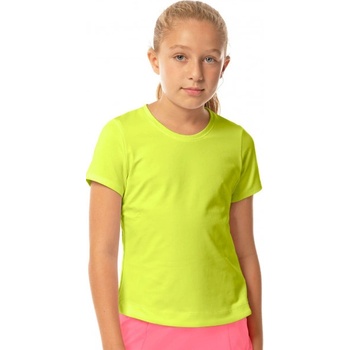 Lucky in Love Тениска за момичета Lucky in Love Core Dynamic High-Low S/S Girls - Жълт