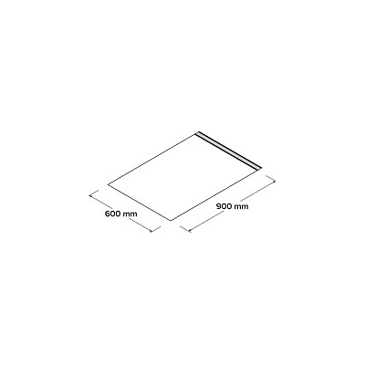 Plastová obálka 600x900mm, 50 ks