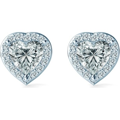 SAVICKI Náušnice This is Love biele zlato, diamanty TIL-K01-HE-050-LAB-B